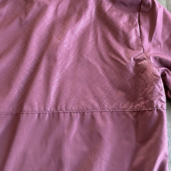 Mens Holloway Burgundy Windbreaker  1/4 Zip Pull‎ Over Jacket Size XS - Picture 9 of 11